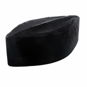 Nouveau design 2022 – Vente directe usine – Casquette de prière islamique en daim pour homme, style malaisien - Product Image 1