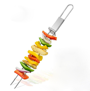 Brochettes de barbecue en acier inoxydable pour grillades en extérieur – Vente chaude - Product Image 2