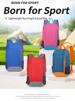 Sac à dos de sport colorblock 10L en gros, personnalisable avec logo OEM, sac promotionnel, idéal pour la randonnée et le cyclisme en extérieur, léger, commande en gros