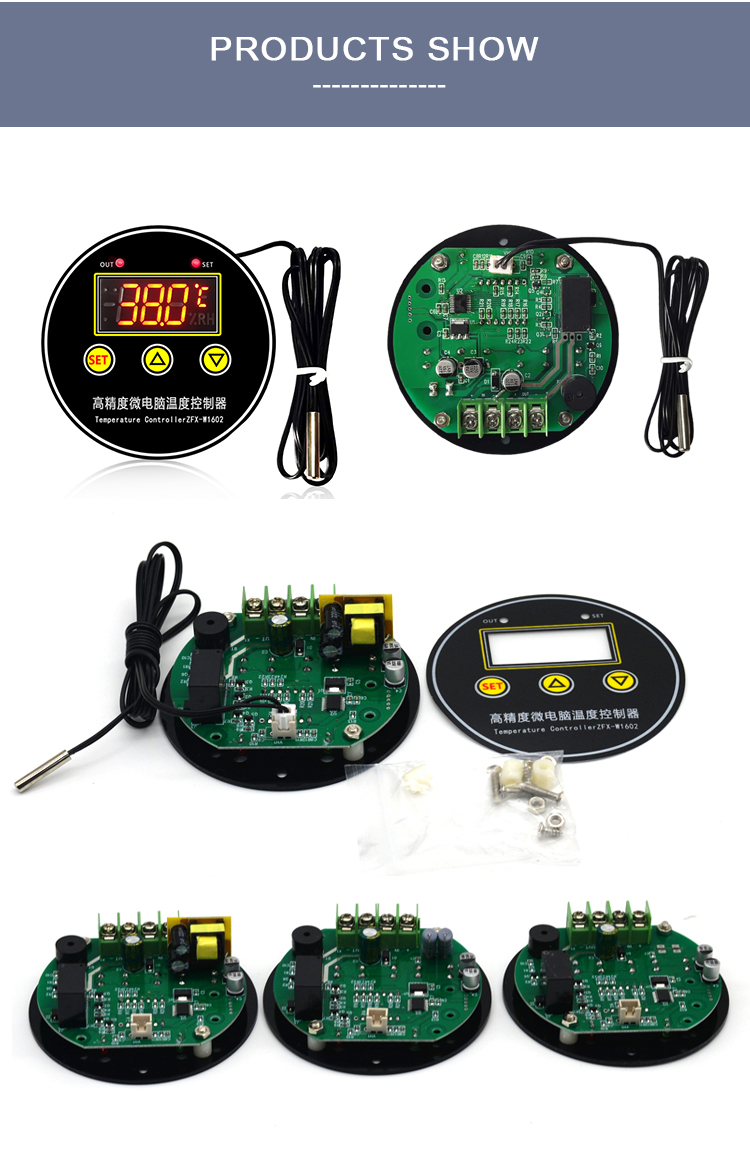 Zfx-W1602 digital temperature controller thermostat heating and cooling temperature control thermostat switch AC220V 1 buyer(图6)
