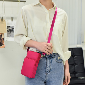 Bolso de teléfono móvil de pantalla grande para mujer, bolso de hombro Oxford tipo bandolera de tela, brazo de baile de muñeca, monedero de PU a la moda - Product Image 4