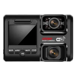 4K 2160P WIFI GPS double objectif voiture DVR View Novatek 96663 puce IMX323 capteur Vision nocturne double caméra Dash Cam enregistreur dans la voiture