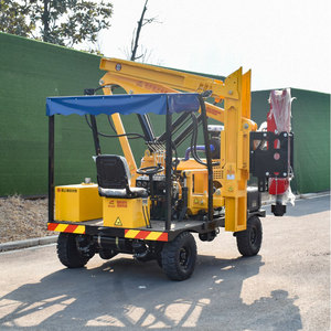 Pileuse à roues 36D la plus vendue avec moteur Euro V, machine de piquage solaire certifiée CE - Product Image 1
