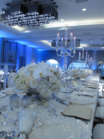 Candélabre en cristal à 5 bras, transparent, fait main, moderne, pour mariage et décoration intérieure