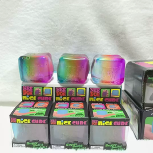 Nouveau design, jouet à presser en maltose le plus vendu, bloc arc-en-ciel souple, boule de décompression diamantée brillante, jouet souple pomme Nito - Product Image 4