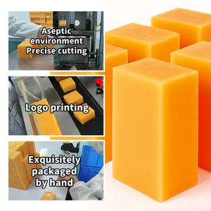 Хит продаж: Мыло ручной работы с эфирными маслами, улучшающее тусклость кожи, осветляющее для лица и тела, с витаминами C и E, на основе моркови. - Product Image 3