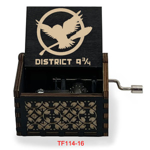 Popular Harry Music Wooden Magic Academy Music Box Película Melody 18 Note Recuerdo especial para fanáticos Regalos de Navidad familiares - Product Image 3