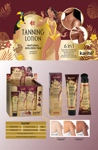 Loción Bronceadora Corporal Natural y Orgánica Karite de 120 ml, Autobronceador, Fabricante de Camas Solares, Personalización de Botellas, Marca Privada - Product Image 6