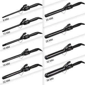 <span class=keywords><strong>Rizador</strong></span> de pelo de barril de cerámica profesional de <span class=keywords><strong>38</strong></span> <span class=keywords><strong>MM</strong></span> con pantalla LCD: planchas rizadas al por mayor para rizos ondulados - Product Image 5