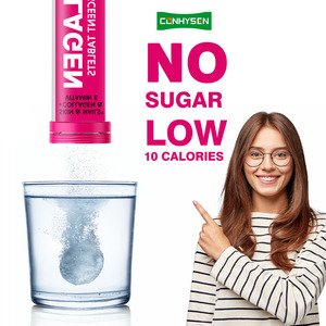 Compra OEM a granel tabletas efervescentes de colágeno de alta calidad colágeno y vitamina E sabor a fresa y kiwi soporte para el cabello, la piel y las uñas - Product Image 5