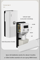 Mini distributeur d'arômes mural en usine Batterie/Diffuseur de parfum enfichable Maison et hôtels Plastique Capacité de 120ml Garantie 1 an