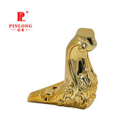 Pinlong Hochwertige Luxus Retro Stil Gold Dreieck Kunststoff Beine Spiegel Kunststoff Beine für Sofa
