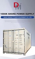 Alimentation électrique triphasée à tension variable 600 kVA, sortie 660 V/400 Hz, rendement 0,96, refroidissement par convection forcée