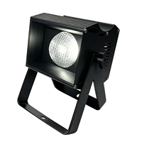 Mini projecteur LED COB 80W portable DMX512 blanc chaud/blanc froid 2-en-1 avec stroboscope pour mariage, événement, fête, location professionnelle