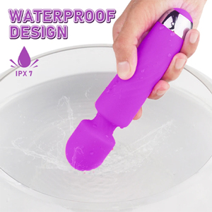 Vibradores masajeador de varita 28 Modo de empuje punto <span class=keywords><strong>G</strong></span> clítoris estimulador de orgasmo carga magnética Mini vibrador juguetes para adultos para mujeres - Product Image 4
