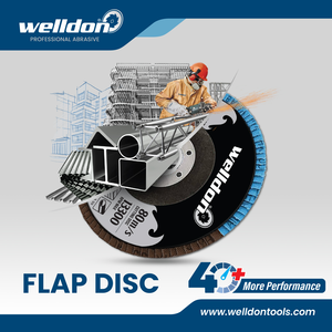 Disco de Láminas de Óxido de Aluminio de Alta Calidad Wellidon de 4.5 Pulgadas y Grano 60 - 13300 RPM 80m/s, Abrasivo para Lijado y Pulido de Metal/Madera, OEM, 3 Años de Garantía - Product Image 5
