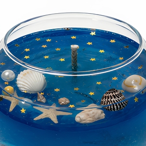 LF Handgemachte Gel-Kerze mit Meeresduft und Muscheln, Luxus-Aromakerzen OEM für Hochzeitsgeschenke, Großhandel Geschenkkerzen - Product Image 3