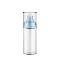 Bouteille de pulvérisateur bouteille en plastique PET 0.1CC 2OZ 4OZ 100ml 120ml Boston rond Fine brume noir sérigraphie cosmétique personnalisée