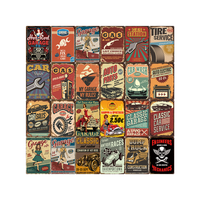 Letreros Metálicos Premium de Estilo Vintage para Decoración de Pared, 30x40 cm, para Pub, Hogar, Garaje, Taller de Reparación de Autos, Regalo Decorativo