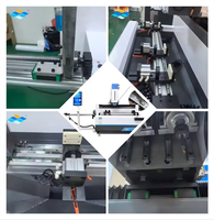 Fresadora y perforadora CNC de 4 ejes para maquinaria de sistema de puertas y ventanas de aluminio, adecuada para perfiles de aluminio/PVC/UPVC.