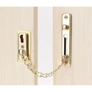 Güvenlik kapı zinciri altın kalınlaşmış güvenlik kapısı zinciri iç kapı