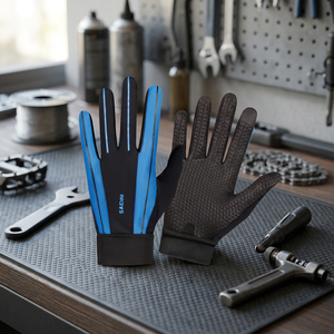 Winter Warm Full Finger Cycling Running <b>Gloves</b> <b>Touchscreen</b> Waterproof Spandex Sports <b>Gloves</b> Stretch Fit Training Sport Gear Wear - Product Image 2