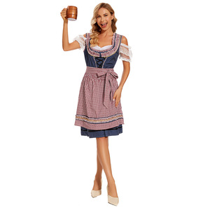 Oktoberfest bávaro alemán <span class=keywords><strong>Heidi</strong></span> Dirndl Leiderhosen Beer Wench Maid Costume - Product Image 2