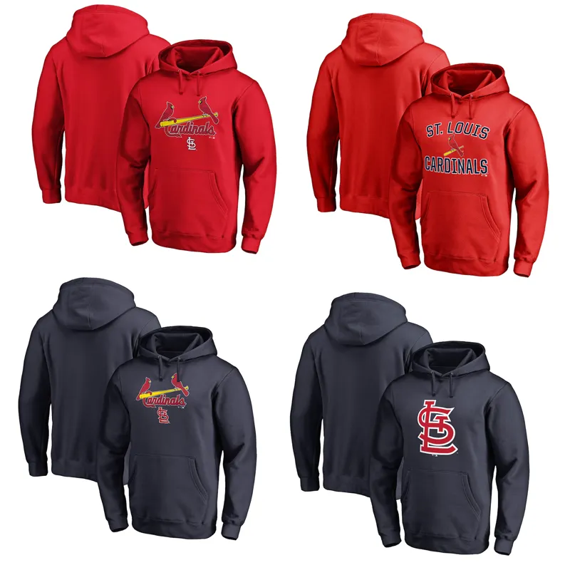 Pemasok Cina Hoodie pakaian olahraga kustom Jersey bisbol St. Louis Cardinals Hoodie bisbol jaket bisbol