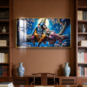 Peinture murale islamique personnalisée de luxe en gros, impression HD, décoration murale pour salon, art <span class=keywords><strong>mural</strong></span> en porcelaine de cristal - Product Image 3