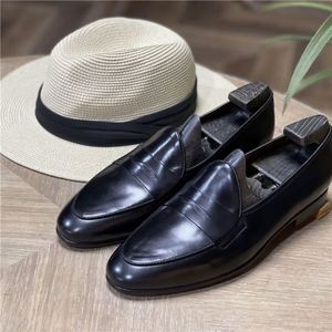 Mocassins britanniques de printemps pour hommes - Autres chaussures décontractées et habillées à bout carré, à lacets, pour affaires, antidérapantes, légères et respirantes - Product Image 4