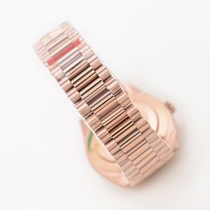 Montre mécanique de luxe de qualité supérieure, usine EWE, 40 mm, étanche, acier 904L, mouvement 2836, 228235, or rose luminescent - Product Image 4