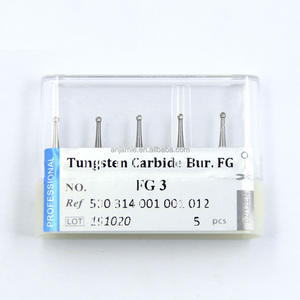 Đầu mài răng cacbua vonfram chất lượng cao từ Châu Âu dành cho phòng khám, loại đầu mài hình cầu FG - Product Image 3