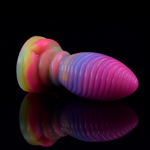 YOCY Newest Luminous Penis Ancient Mythical Beast Desert Armadillo Sex Toy Masturbation Luminous <b>Dildo</b> Gorgeous Multi-color - Product Image 4