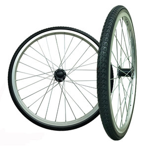 Nuevo Andador de 20 pulgadas con ruedas de silla de ruedas de playa de plástico sólido sin aire, neumáticos, piezas de equipo de manipulación de materiales - Product Image 1