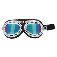 Yijia optique moto lunettes extérieur sable lunettes vélo lunettes pour demi-casque Vintage équitation lunettes Harley lunettes
