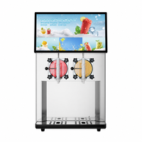 Mesin Slush Komersial 24-36L/H 2*12L untuk Bar, Minuman Dingin Thailand Baru 2024, Pembuat Koktail, Slush 220V-240V 50/60Hz