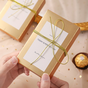 Caja de Dulces Rectangular Estilo Europeo de la Marca HF, Caja de Regalo de Papel para Boda con Diseño de <span class=keywords><strong>Caperucita</strong></span> <span class=keywords><strong>Roja</strong></span> de TikTok, Logotipo Personalizado para Boda - Product Image 1