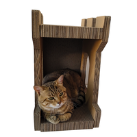 Offres Spéciales jouet de jeu de chat en carton ondulé Scratch Board Premium Material pour le plaisir des félins