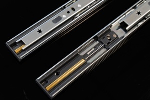 Quality Guarantee TSF36 Soft Closing Ball <b>Bearing</b> Drawer <b>Slides</b> with 35kg Load Capacity Side Mount for Kitchen Bathroom Cabinets - Product Image 2