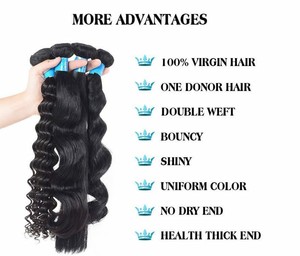 Qualità nessun spargimento nudo ragazza coreana dei capelli del virgin top stoppino capelli, first lady di estensione dei capelli - Product Image 2