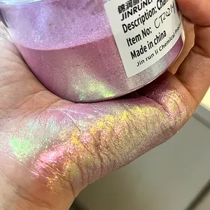 Deslumbrante grado cosmético efecto unicornio multicromo caramelo arcoíris Aurora camaleón hypershift pigmento en polvo para maquillaje