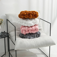 Coussins décoratifs de luxe 2026 de haute qualité, nouveaux, tissés à la main, en peluche épaisse, pour canapé, lavables, pour la maison, oreillers de sol textiles