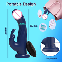 Vibrateur sexuel à double vibration et ventouse, télécommandé sans fil, pour masturbation féminine – Jouet sexuel pour adultes très populaire