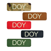 Logo personnalisé en gros, Badge inversé, crochet de support, Patch infrarouge réfléchissant pour vêtements
