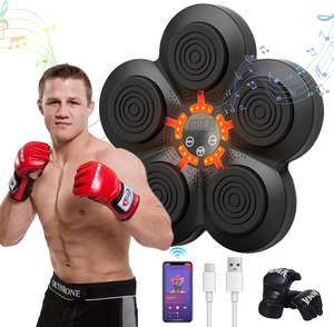 RS Nouvelle Conception Machine de Boxe Musicale Murale Numérique Multifonctionnelle pour Entraînement à Domicile et Cible de Réaction Intelligente pour Enfants - Product Image 1