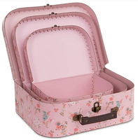 Emballage en papier rigide, Logo personnalisé de luxe, avec poignée, pour vêtements, coffret cadeau pour bébé, 50 pièces