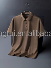 Novedad de verano, con cuello vuelto Polo para hombre, manga corta, ropa informal de negocios para hombre, Top sin costuras de gran tamaño para hombre - Product Image 2