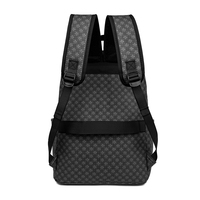 Nouveau Sac à Dos Tendance pour Homme en PU et Polyester Imperméable, Style Coréen, Grande Capacité, Léger, pour Étudiant et Ordinateur