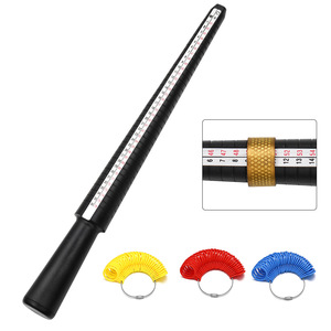 เครื่องมือวัดขนาดแหวน สเกล US UK พลาสติกเรซิ่น อุปกรณ์ทำเครื่องประดับ DIY - Product Image 4