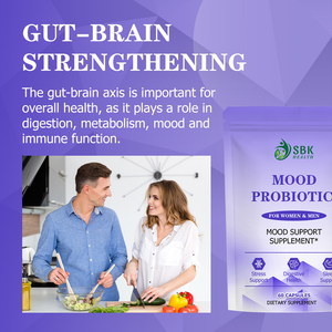 Cápsulas Probióticas para el Apoyo al Estado de Ánimo y el Estrés, Lactobacillus Helveticus, para Hombres y Mujeres, Bienestar Mental Diario, Cápsulas Probióticas Digestivas - Product Image 4